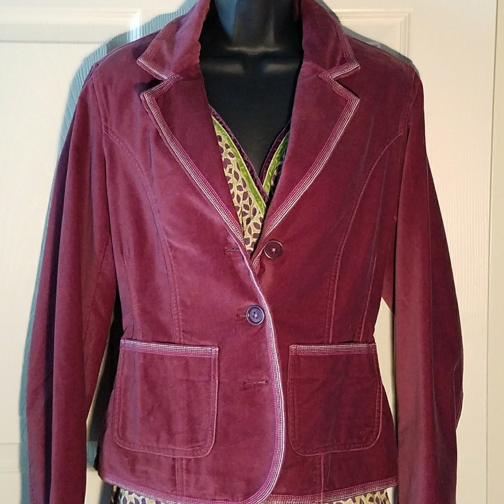 Boden Velvety Cotton Blazer